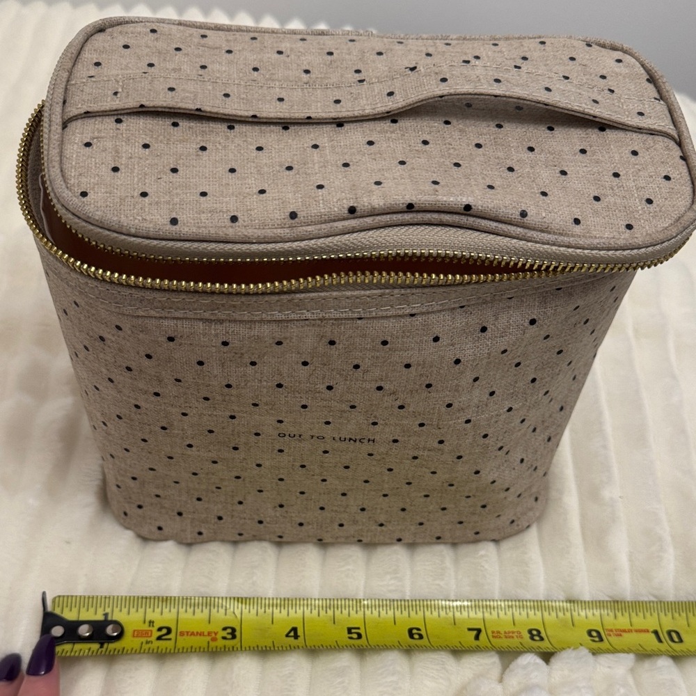 Kate Spade Beige Polka Dot Lunch Bag - Picture 2 of 5